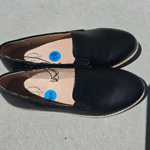 Life Stride Simply Comfort Ultra Size 10 Womens Loafer Shoe Black New - Picture 9 of 17
